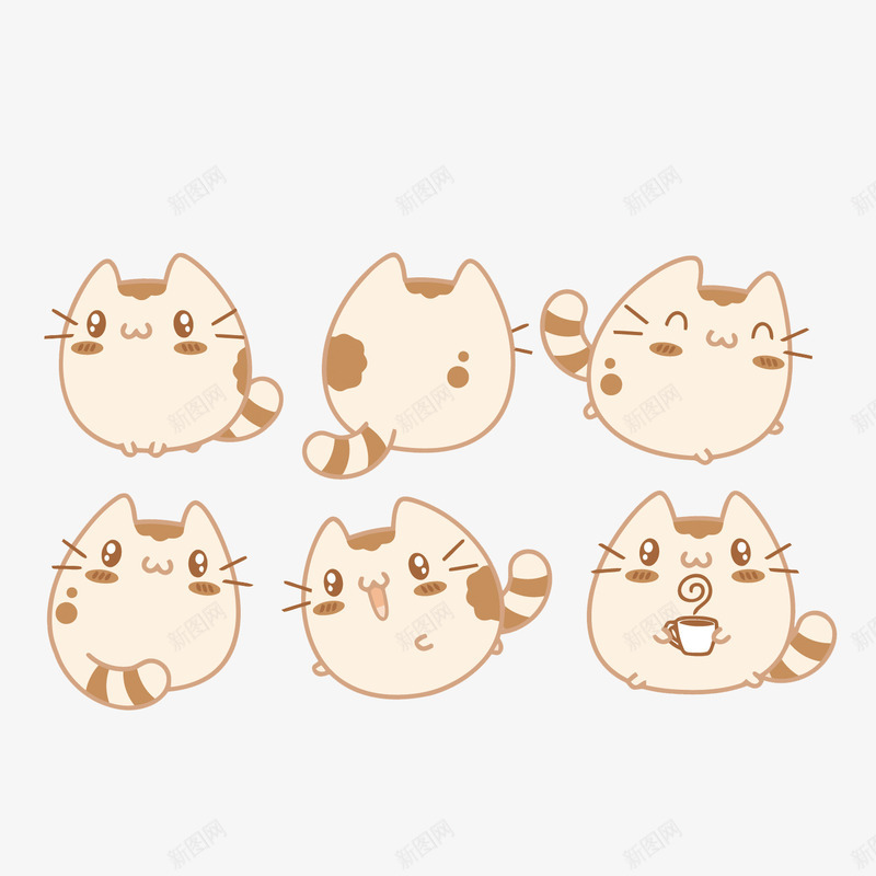 猫咪矢量图eps免抠素材_新图网 https://ixintu.com 儿童简笔画 卡通 可爱 手绘 猫咪 猫咪PNG矢量图 猫咪免扣PNG图 矢量猫咪 矢量图