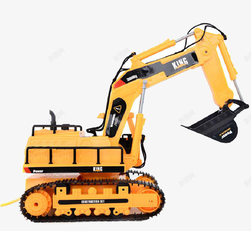 儿童电动遥控工程车png免抠素材_新图网 https://ixintu.com 儿童遥控车 工程车 玩具车 电动工程车