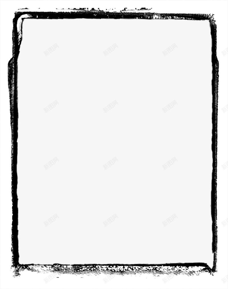 黑色简约框架边框纹理png免抠素材_新图网 https://ixintu.com 免抠PNG 框架 简约 边框纹理 黑色