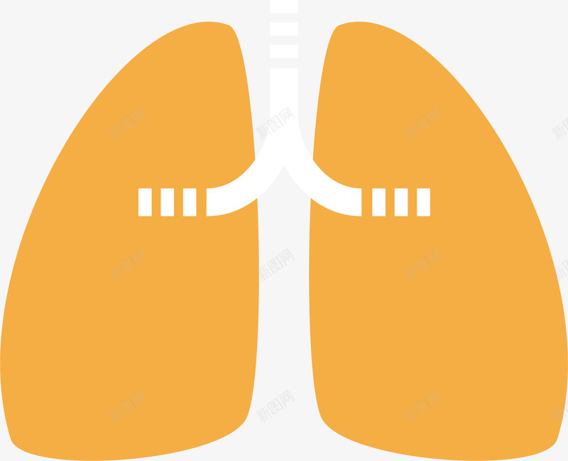 世界无烟日黄色肺部png免抠素材_新图网 https://ixintu.com nosmoking 世界无烟日 人体器官 吸烟有害健康 禁止抽烟 禁烟日 黄色肺部