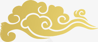 黄色中国风云彩海报png免抠素材_新图网 https://ixintu.com 云彩 国风 海报 黄色