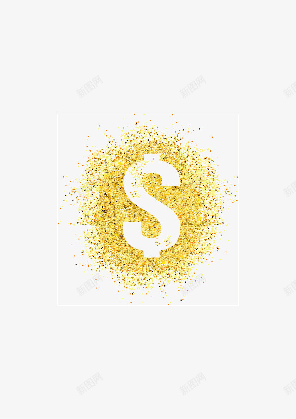 金色背景装饰钱币S装饰png免抠素材_新图网 https://ixintu.com 背景装饰 装饰矢量图 金色 钱币S