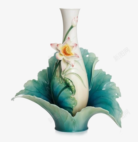 荷花瓷器png免抠素材_新图网 https://ixintu.com 网页瓷器工艺品