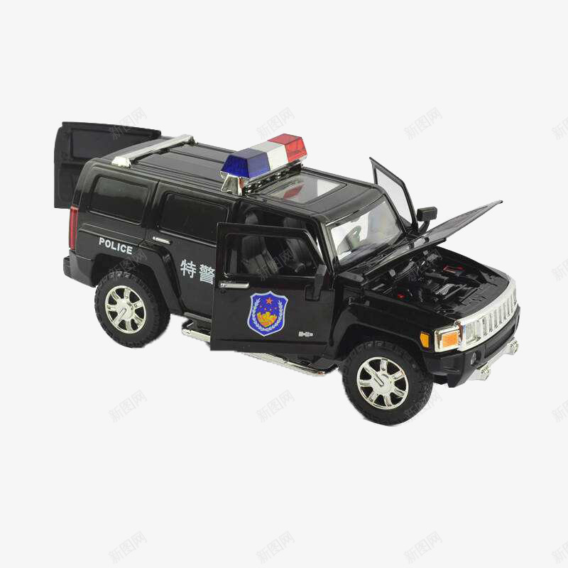特警车模型png免抠素材_新图网 https://ixintu.com 交通工具 反恐 机动车 模型 特警车 警用 黑色