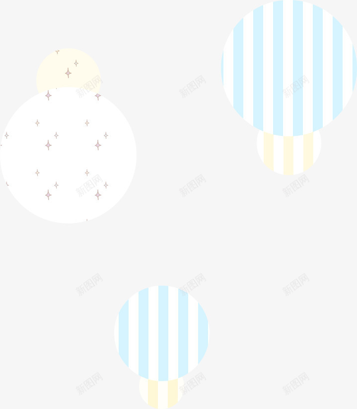 白色星星圆圈蓝色竖条圆形png免抠素材_新图网 https://ixintu.com 圆圈 圆形 星星 白色 竖条 蓝色