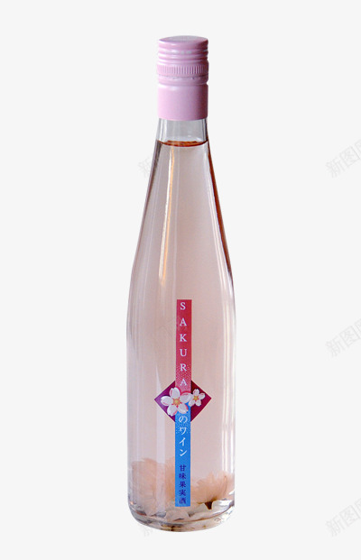 日本樱花酒png免抠素材_新图网 https://ixintu.com 产品实物 日本樱花酒 樱花酒