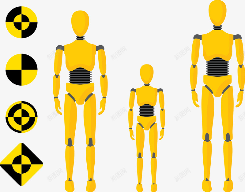 人体模型png免抠素材_新图网 https://ixintu.com 人体模型 安全测试 撞击实验 汽车安全