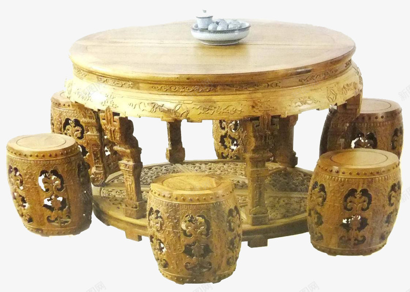 棕色立体黄花梨精雕圆台实物png免抠素材_新图网 https://ixintu.com 台子 圆台 圆形 梨木 棕色 立体 立体圆台 规则形状 雕刻
