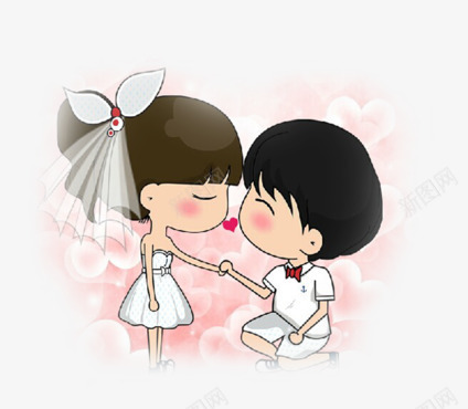卡通求结婚png免抠素材_新图网 https://ixintu.com 七夕 卡通 情人节 情侣 求婚 爱情 结婚