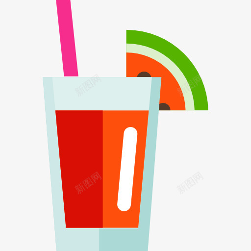 西瓜汁图标png_新图网 https://ixintu.com 健康食品 有机食品餐厅 果汁 水果 素食 西瓜汁 食品 饮料