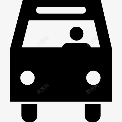 汽车前驱动图标png_新图网 https://ixintu.com 信号设置 公共汽车 司机 开车 旅行 正面 汽车 运输