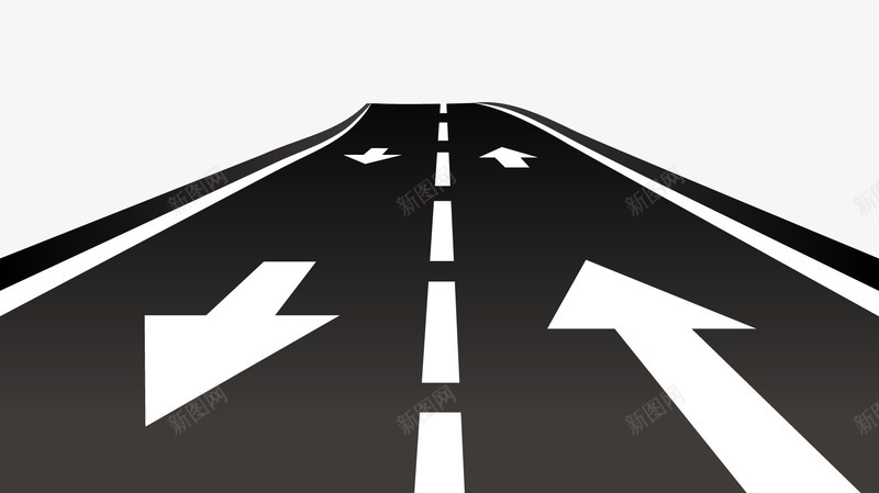 卡通高速公路png免抠素材_新图网 https://ixintu.com 交通 箭头 运输 道路 高速公路 高速公路模型免抠素材免费下载