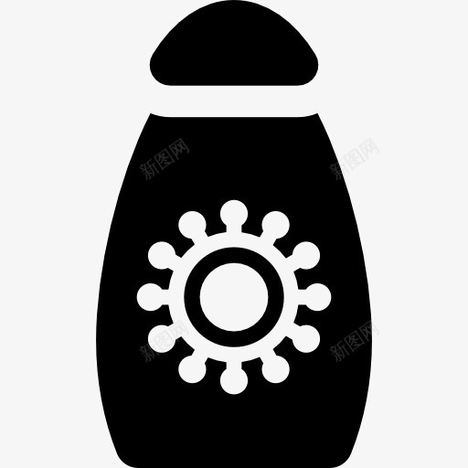 SunBlock图标png_新图网 https://ixintu.com 保护皮肤 医疗 夏天 夏季 海滩 游泳池