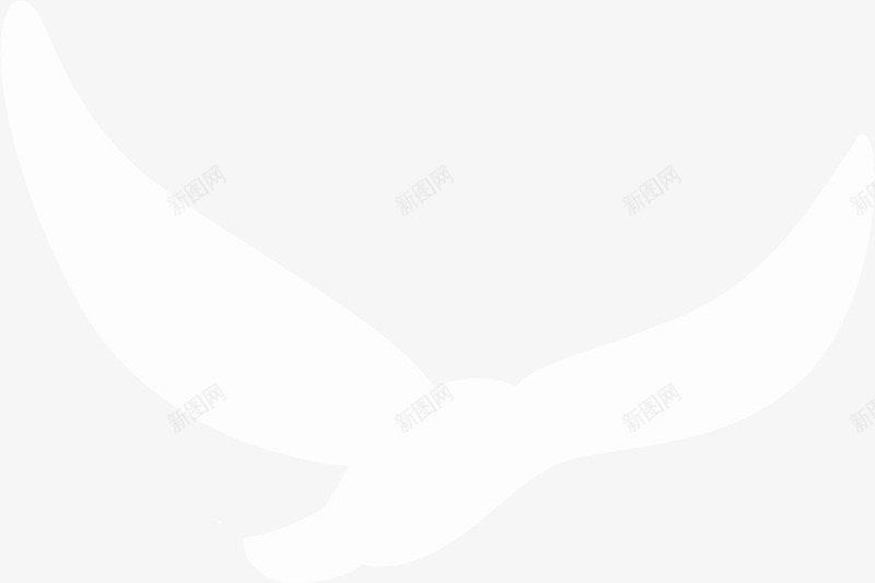 海鸥剪影白色png免抠素材_新图网 https://ixintu.com 度假 旅游 海南 海鸥 白色