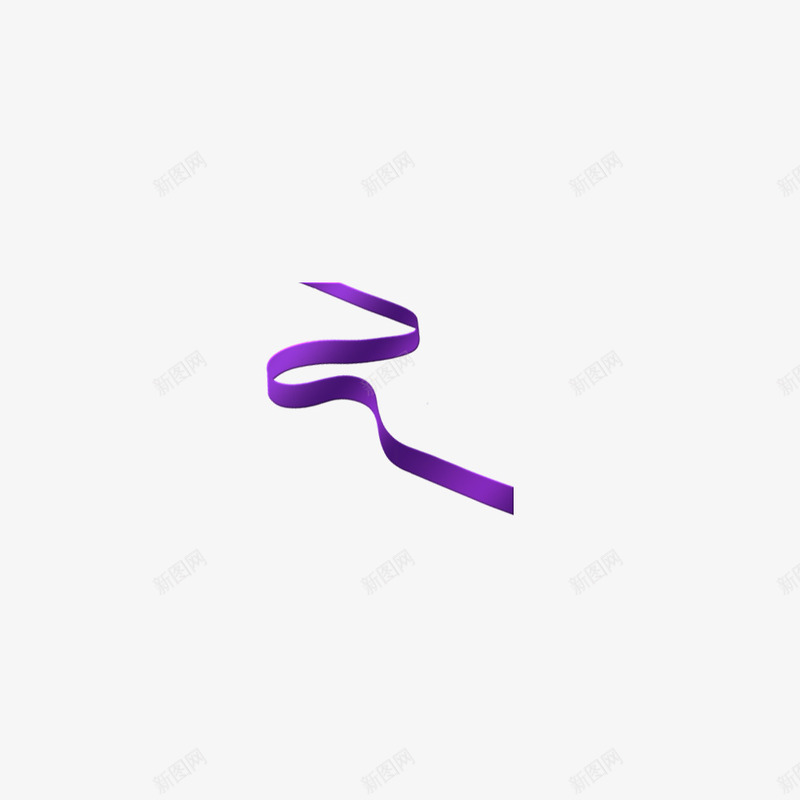 紫色飘舞丝绸png免抠素材_新图网 https://ixintu.com 丝带 丝绸 几何 卡通 扁平化 淘宝 通道