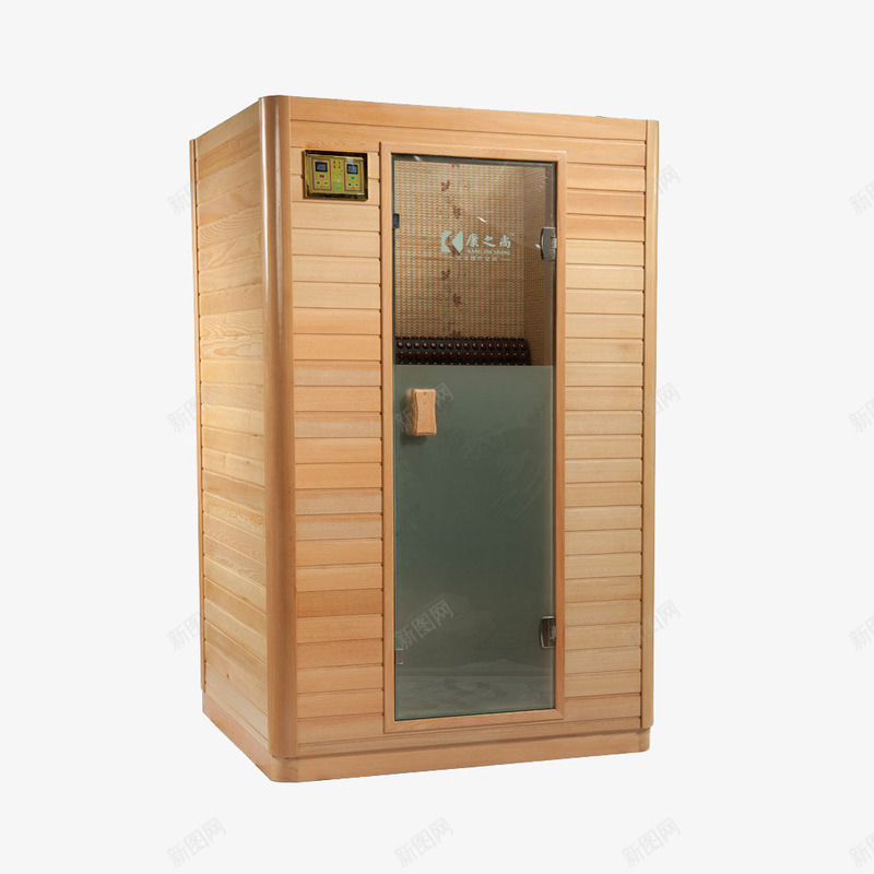 汗蒸木箱png免抠素材_新图网 https://ixintu.com 健康 养生 木桶 汗蒸