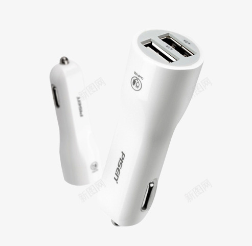 车载充电器png免抠素材_新图网 https://ixintu.com 汽车必备 白色 车载充电器