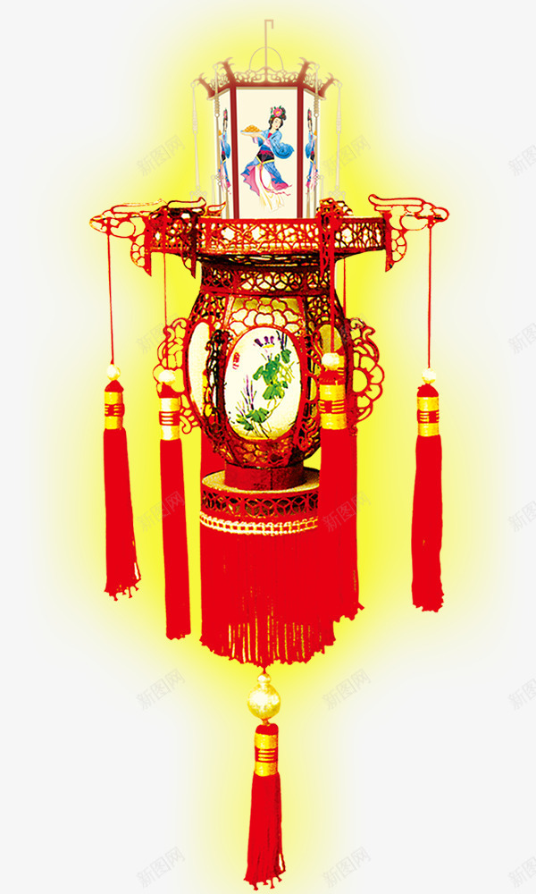 元宵灯笼png免抠素材_新图网 https://ixintu.com 中国风 元宵节 免费下载 免费素材下载 灯笼