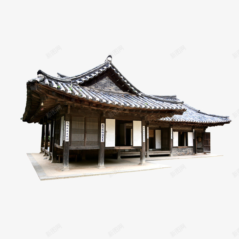 建筑png免抠素材_新图网 https://ixintu.com 古代 实物 房子 模型
