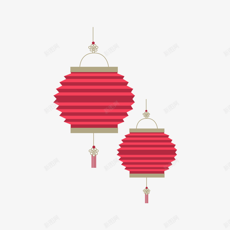 中国传统元素灯笼1png免抠素材_新图网 https://ixintu.com 元素 新年 灯笼 素材