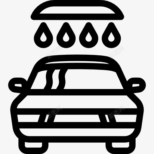 洗车图标png_新图网 https://ixintu.com 水 汽车 滴 车辆 运输