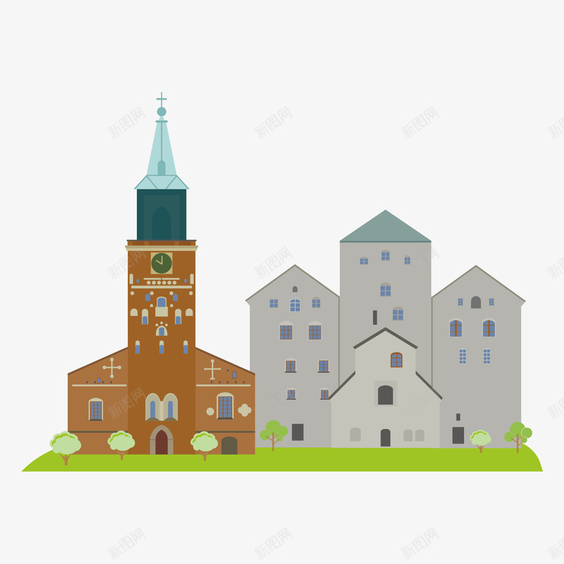 芬兰建筑旅游景点矢量图ai免抠素材_新图网 https://ixintu.com 国外 建筑 建筑设计轮廓 旅游 旅游景点 景点 芬兰 高楼大厦 矢量图