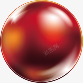 圆圈卡通效果红色png免抠素材_新图网 https://ixintu.com 卡通 圆圈 效果 红色 设计