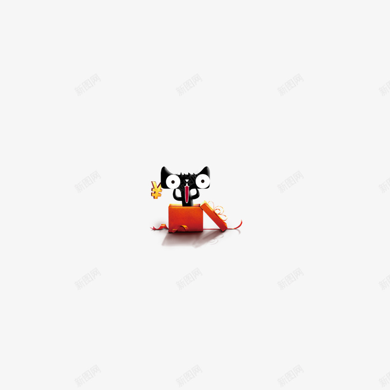 卡通形象图标png_新图网 https://ixintu.com 天猫logo 礼盒 金币