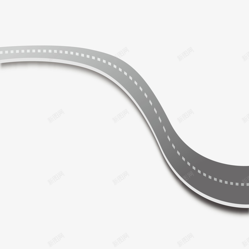 城市道路矢量图ai免抠素材_新图网 https://ixintu.com 交通公路 工具 方向 模型 目标 矢量图