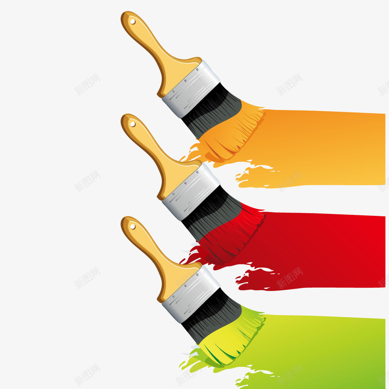 绘画印迹笔刷png免抠素材_新图网 https://ixintu.com 底纹 模型 涂抹 痕迹 装饰