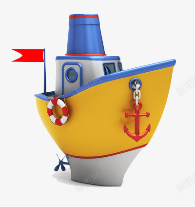 远航海船的模型png免抠素材_新图网 https://ixintu.com 出海 模型 海船 航海