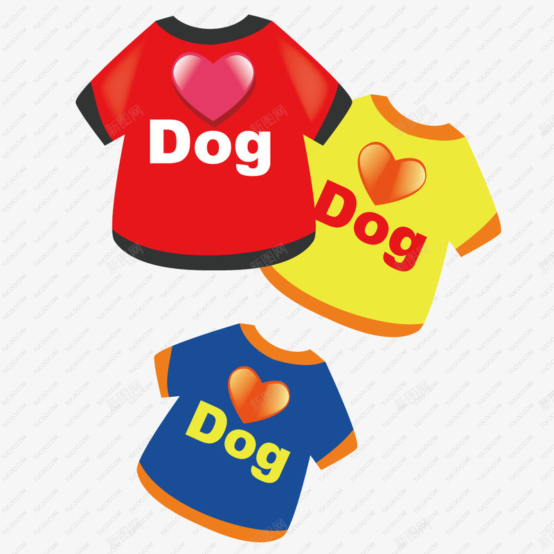 狗狗衣服矢量图eps免抠素材_新图网 https://ixintu.com 动物 宠物 服饰 模型 款式图 版型 矢量图