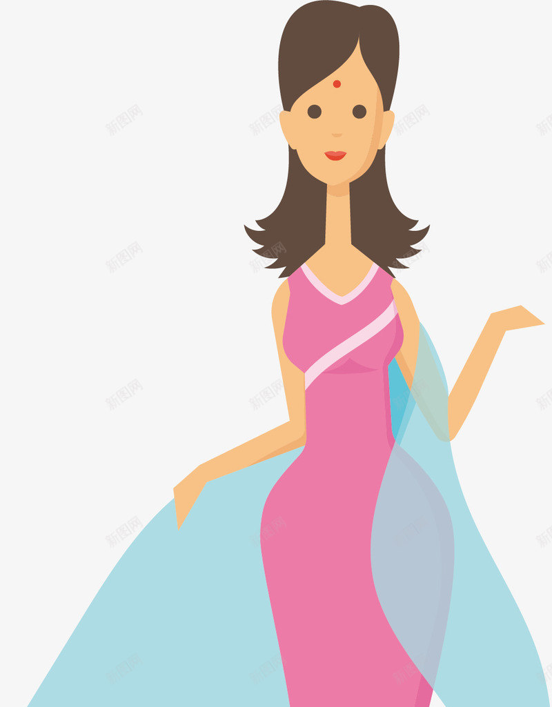 透明丝绸卡通印度女人矢量图eps免抠素材_新图网 https://ixintu.com 丝绸女人 亚洲女人 卡通 卡通风格 印度女人 矢量印度女人 透明 矢量图