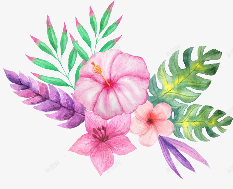插画七夕效果植物花朵png免抠素材_新图网 https://ixintu.com 插画 效果 植物 花朵