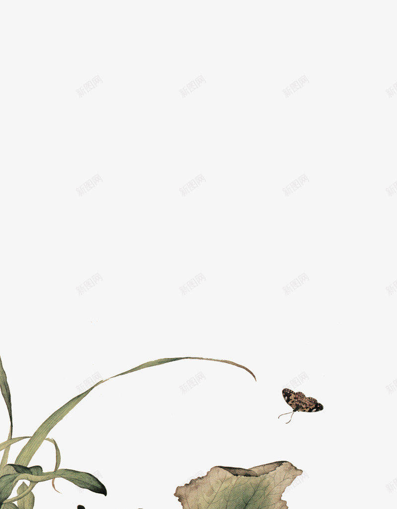 国画荷花png免抠素材_新图网 https://ixintu.com 国画 彩色 手绘 花卉