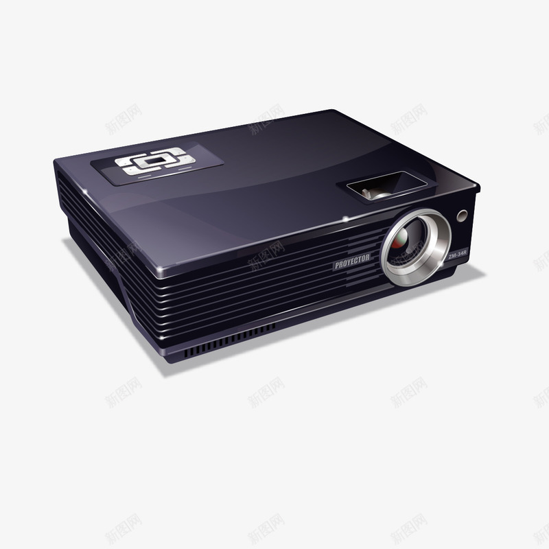黑色投影仪器模型png免抠素材_新图网 https://ixintu.com 投影仪 投影仪器 黑色 黑色模型