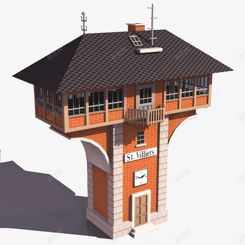 房子模型png免抠素材_新图网 https://ixintu.com CAD图纸与房子模型 免扣 建筑 模型