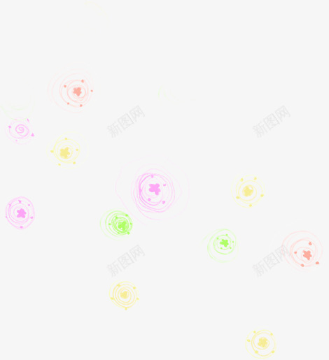 不同色彩的卡通圆圈图画png免抠素材_新图网 https://ixintu.com 不同 卡通 图画 圆圈 色彩