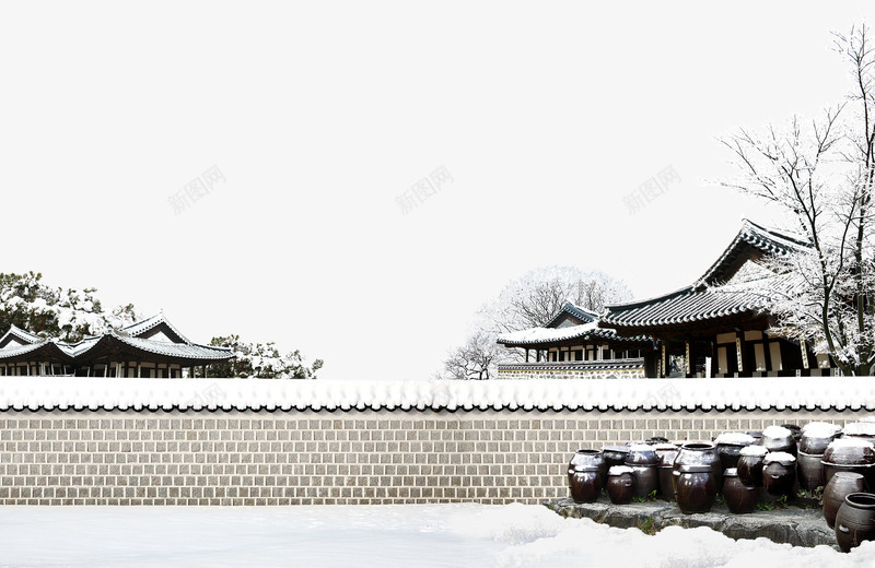 古建筑png免抠素材_新图网 https://ixintu.com 古建筑 建筑 黑白画风