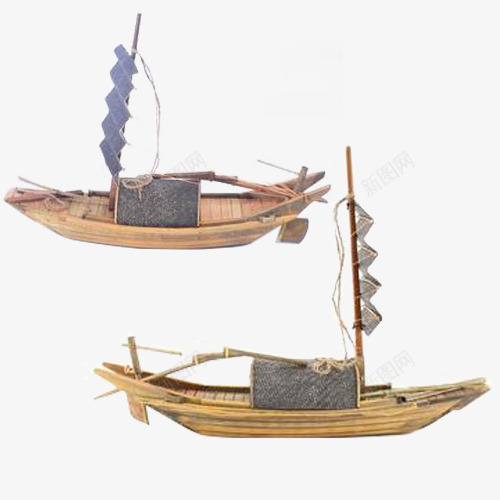 传统工艺png免抠素材_新图网 https://ixintu.com 乌篷船 交通工具 模型 船只