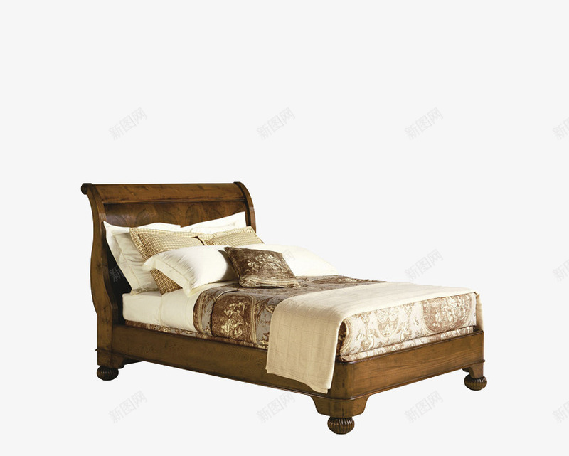 床品模型精品床具png免抠素材_新图网 https://ixintu.com 3D 3d家居 家具图片 家居 床具 床设计 精品