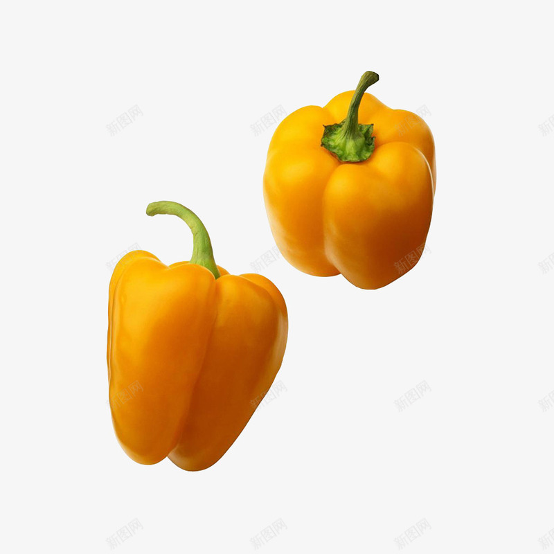 实物灯笼椒黄椒png免抠素材_新图网 https://ixintu.com 圆椒 新鲜蔬菜 灯笼椒 甜椒 蔬菜 食材 黄椒