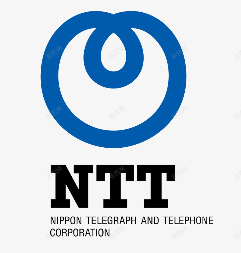 NTT图标png_新图网 https://ixintu.com NTT logo 日本电信电话 矢量标志