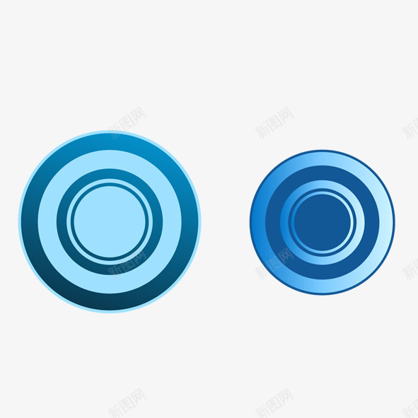 圆圈png免抠素材_新图网 https://ixintu.com 圆圈 彩色圈 渐变圈