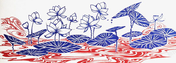 荷花png免抠素材_新图网 https://ixintu.com 网页装饰画荷塘