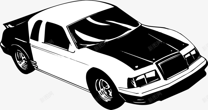 黑色汽车矢量图ai免抠素材_新图网 https://ixintu.com 创意车 卡通车 平衡车 摩托车矢量图 漂移车 漂移车矢量图 矢量车 赛车 跑车 车 车辆 矢量图