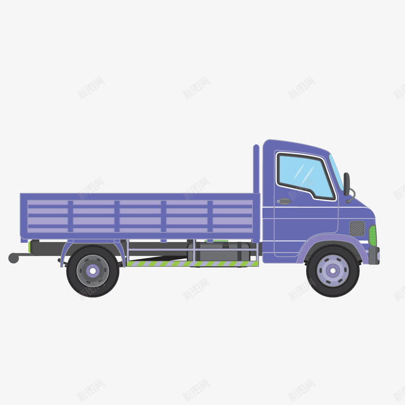轻型皮卡车矢量图ai免抠素材_新图网 https://ixintu.com 矢量卡车 矢量汽车 矢量运货车 轻型卡车 矢量图