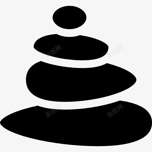 禅图标png_新图网 https://ixintu.com 形状 日本 日本东方 石头 禅 花园
