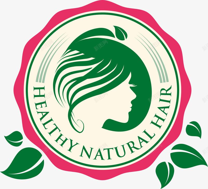 女性护肤护发标签png免抠素材_新图网 https://ixintu.com 优质产品 女性 护发 护肤 标签 纯天然 质量保证