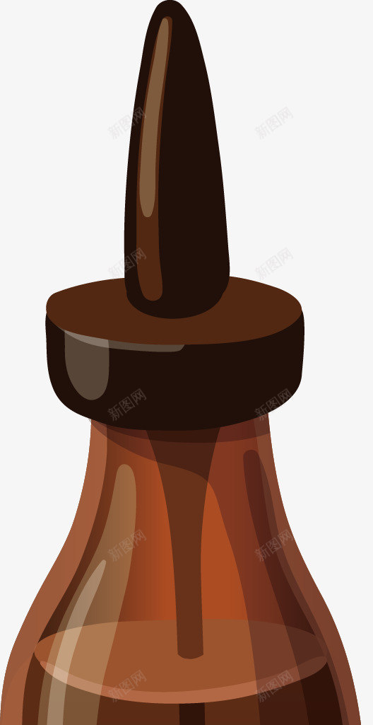 手绘瓶子矢量图图标ai_新图网 https://ixintu.com 护肤精油医疗图标矢量图免费下载 护肤精油矢量素材 瓶子 药品 药物 矢量图